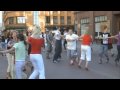 1st Latvian Flash Mob FOLK Dance [Bite dāvana Rīgai] in Riga, August 20, 2009