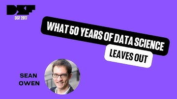 What 50 years of data science leaves out - Data Science Festival