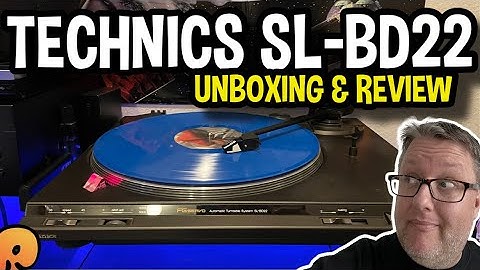 Technics SL-BD22 Semi-Automatic Stereo Turntable! Unboxing & Review! #vinyl #fyp