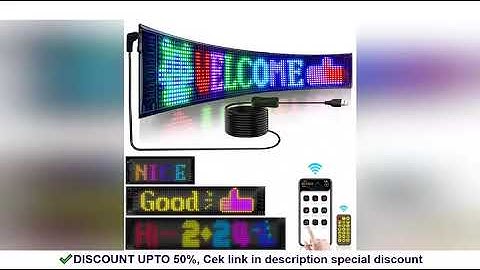 LED Matrix Pixel Panel USB 5V Flexible Addressable RGB Pattern Graffiti Scrolling Text Animation Dis