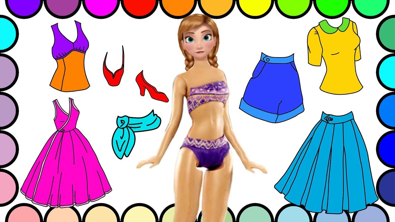 Fun Disney Princess Dress Up Coloring Pages 20 How To Draw And