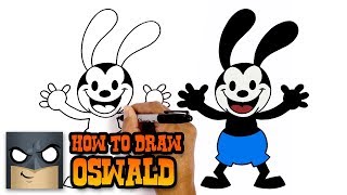 how to draw oswald the lucky rabbit easy step by step tutorial