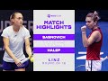 Aliaksandra Sasnovich vs. Simona Halep | 2021 Linz Round of 16 | WTA Match Highlights