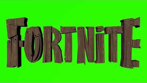 FORTNITE Logo Animation (FREE DOWNLOAD below!) For montages machinima fan films green screen effect