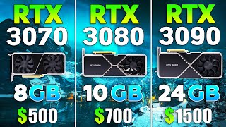 GeForce RTX 3070 vs RTX 3080 vs RTX 3090 - Test in 9 Games