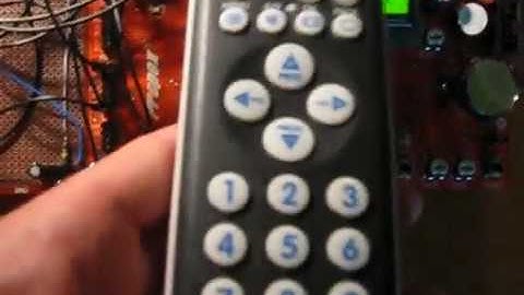 RTC alarm clock controlled with RC5 TV pilot ATmega16 AVR