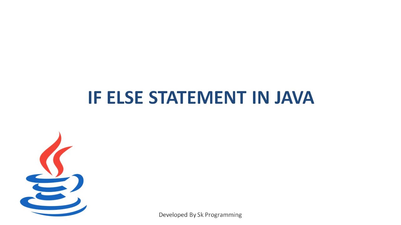 if else statement in java || if else statement in java example program ...