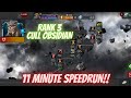11 Minute SPEEDRUN!! 6 Star Rank 3 Cull Obsidian