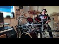 testing out my new EVANS drum heads. EMAD on the bass and hydraulic red on the toms and snare
