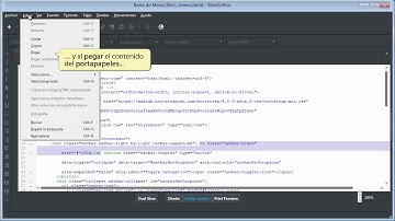 03.1 Tutorial de Bootstrap 4 con Bluegriffon. Logo de marca en la barra de menú.