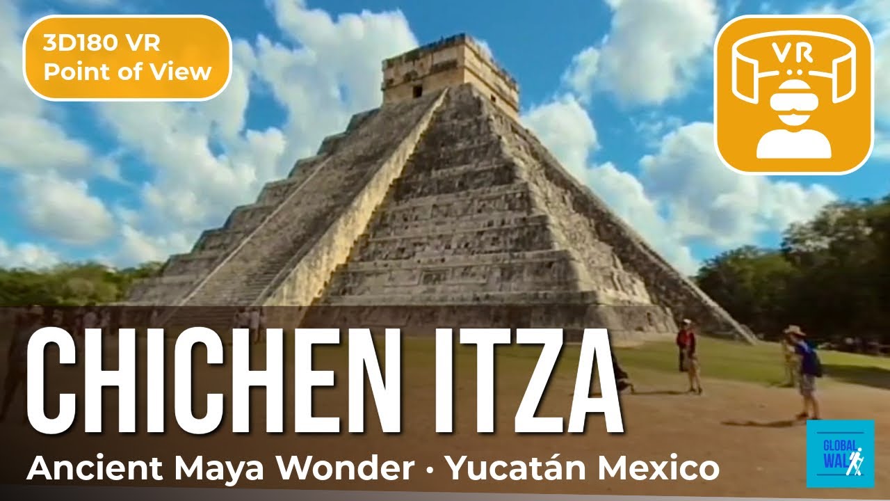Chichén Itzá 4K in 3D180 VR — El Castillo & Sacred Cenote, Mexico