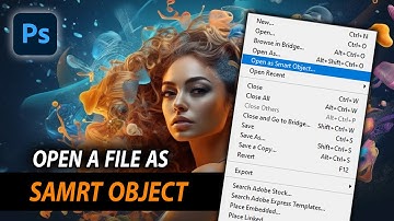 How to open a file as smart object in Photoshop (2025)
