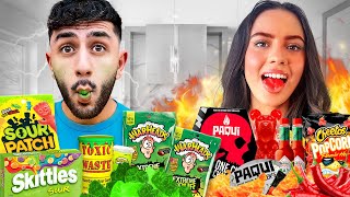 EATING The Worlds Spiciest Vs Sourest Food - Challenge