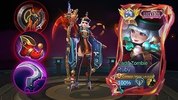 HOW TO DOMINATE AND CARRY THE GAME!!✨ BEST RUBY BUILD AND ROTATION 2025