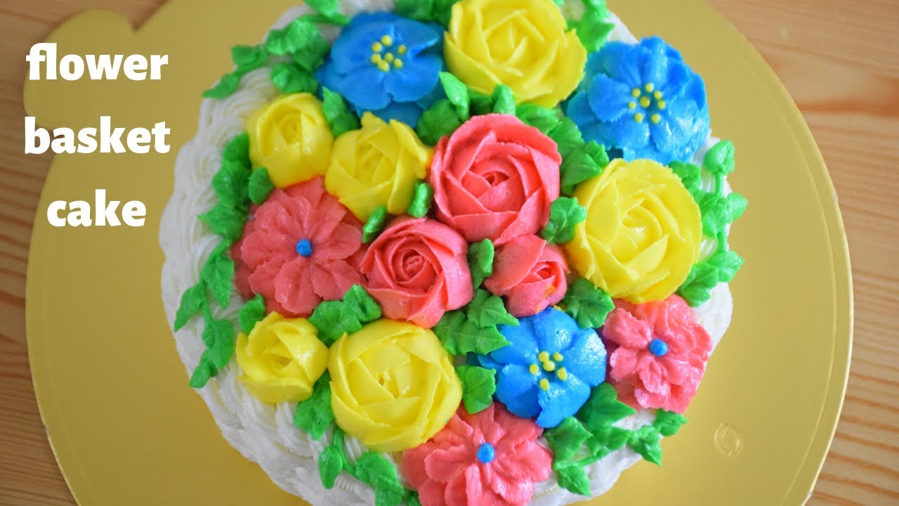 How To Make A Fondant Flower Basket Cake Best Flower Site