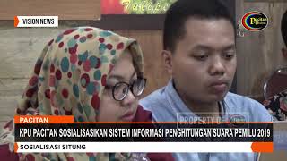 KPUD Pacitan Sosialisasikan Aplikasi Situng, Sistem Informasi Penghitungan Suara Pemilu 2019