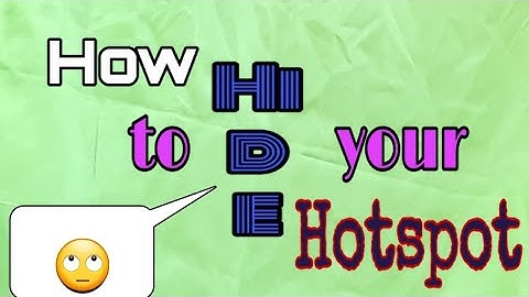 How to hide hotspot notification (100% Working).