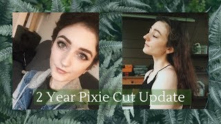 2 YEAR PIXIE CUT UPDATE (growth & trichotillomania)