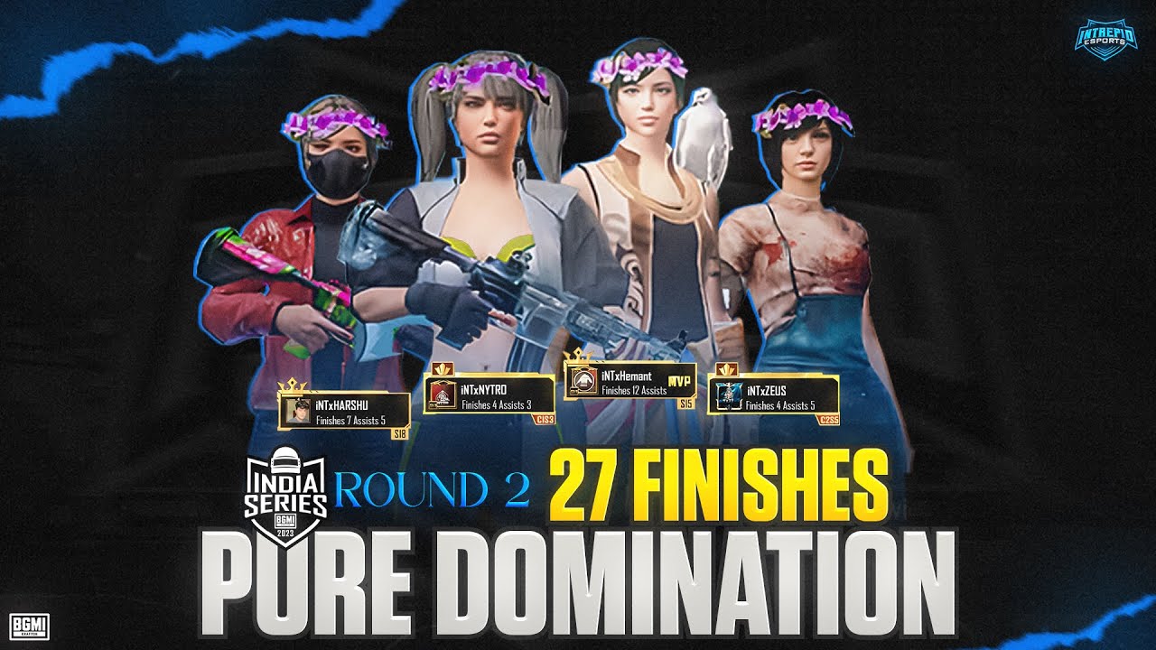 BGIS ROUND 2 DOMINATION || SOLO 7 FINISHES || 27 FINISHES WWCD || TEAM ...
