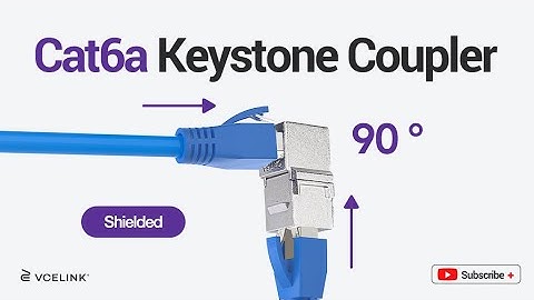 Easily Change Your Ethernet Direction with VCELINK 90° Keystone Coupler! | VCELINK