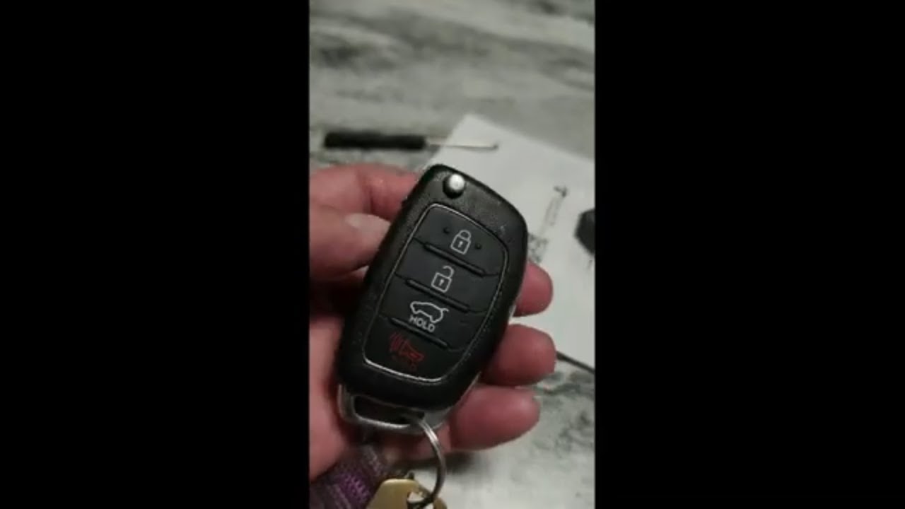 2016 Hyundai Sonata key fob repair #hyundaisonatakeyfob - YouTube