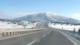 منظر الثلوج في تركيا
