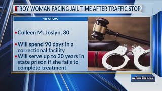 Troy woman sentenced for having meth after traffic stop