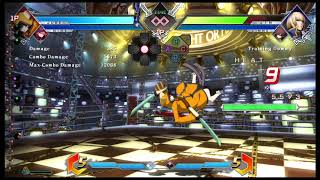 BBTAG Jubei - Combos - Simple j.C Confirm using Nine 5P