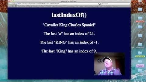 lastIndexOf()