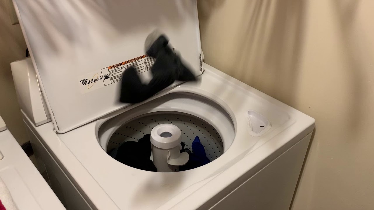 throwing a sock in a washing machine YouTube
