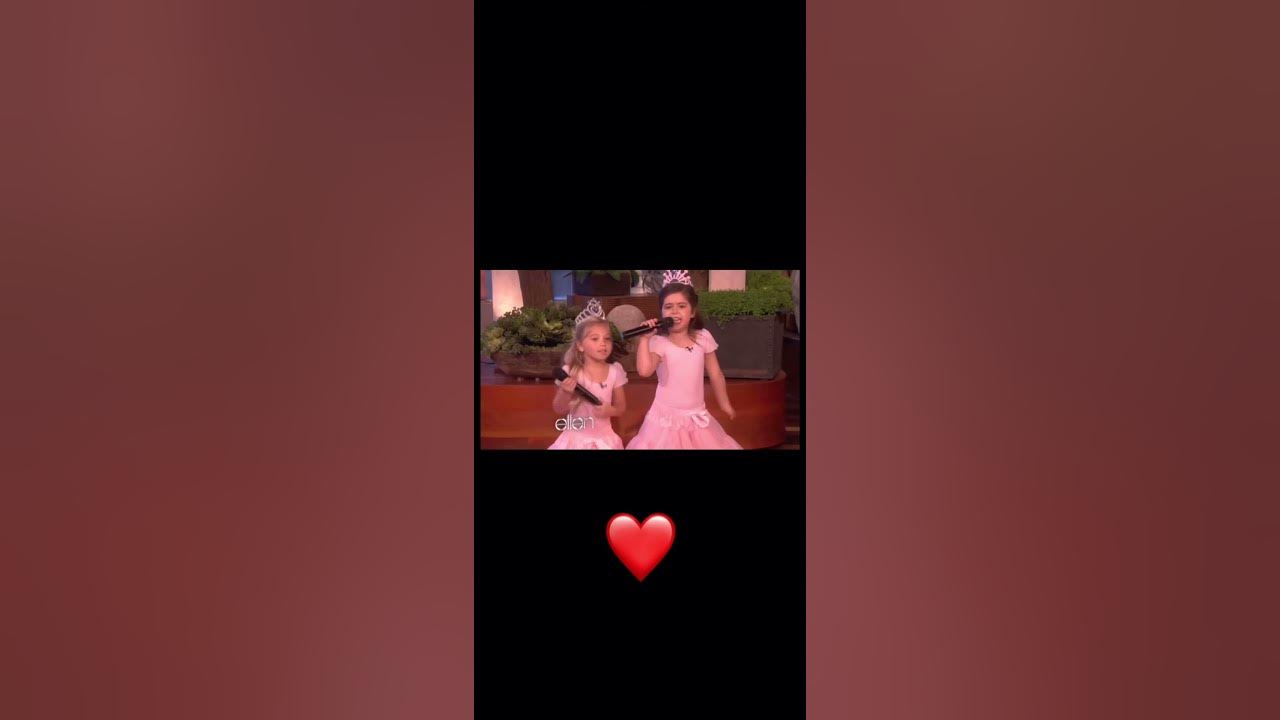 Sophia grace and Rosie singing Super Bass,Then and Now❤️