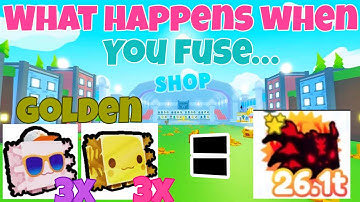 WHAT HAPPENS WHEN YOU FUSE 3 GOLDEN CHILL AXOLOTLS AND 3 GOLDEN CAMO AXOLOTLS? -Pet Simulator X-