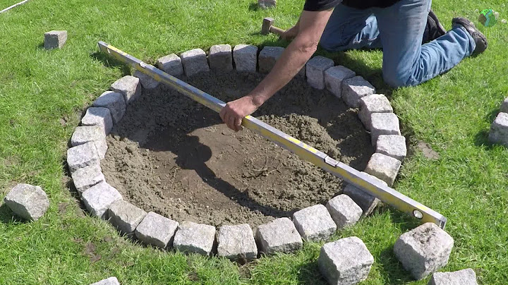DIY - GRANIT FEUERSTELLE SELBER BAUEN - EINFACH UND SCHNELL