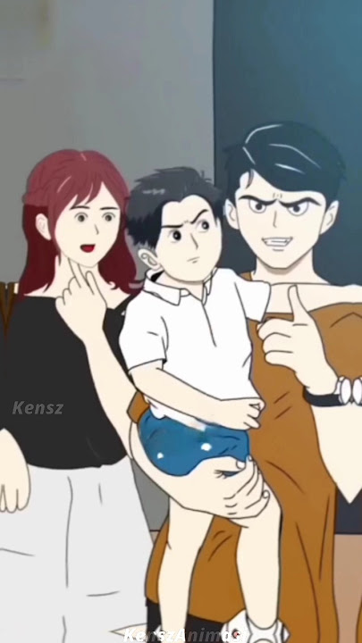 KONA DAN TIFFANY PUNYA ANAK😌#dhotdesign #shorts #animasisekolah #fyp #kona