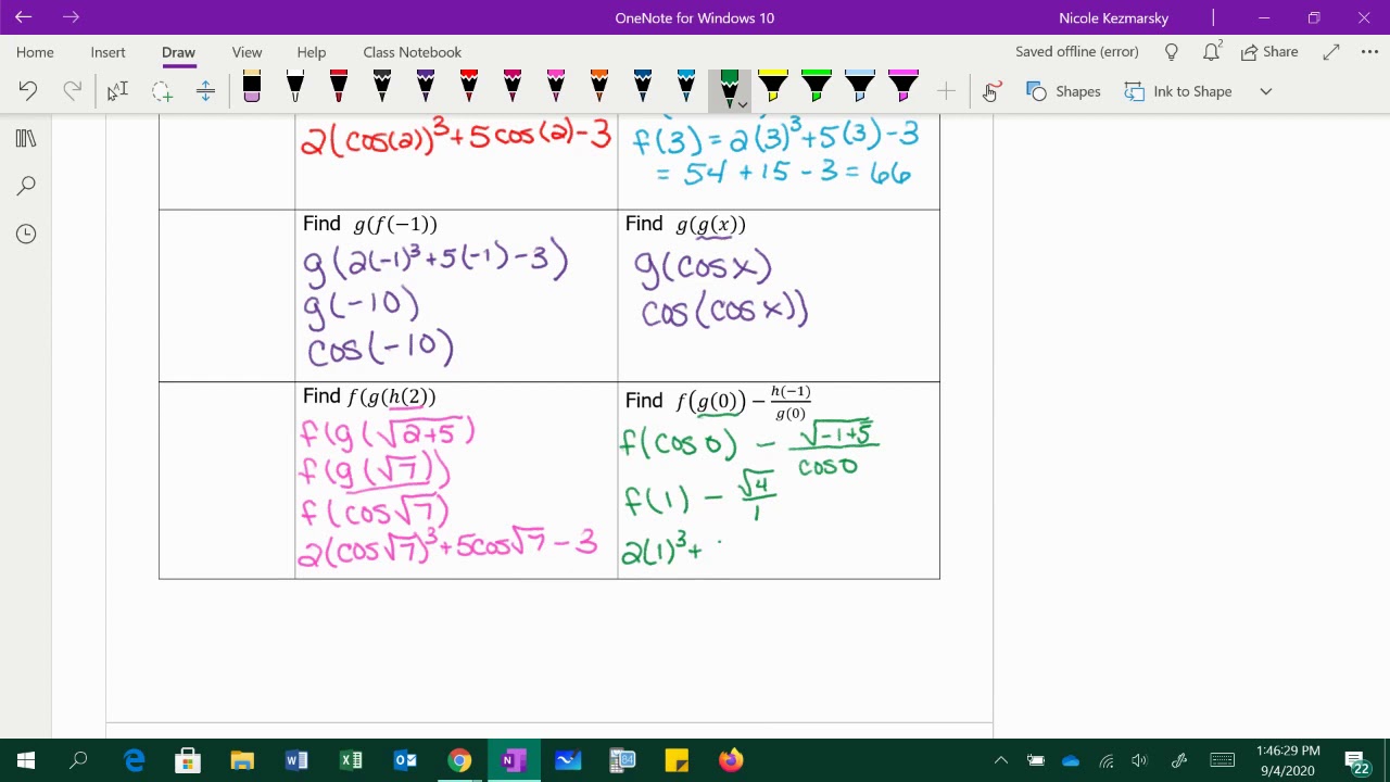 1.1: Function Notation - YouTube