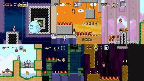 SMW Standard Normal romhack Mario and Friends in The Ghost