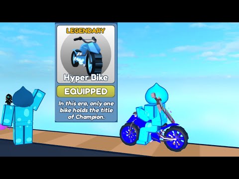 I tried speedrunning with the new LEGENDARY BIKE in Obby but you're on a bike