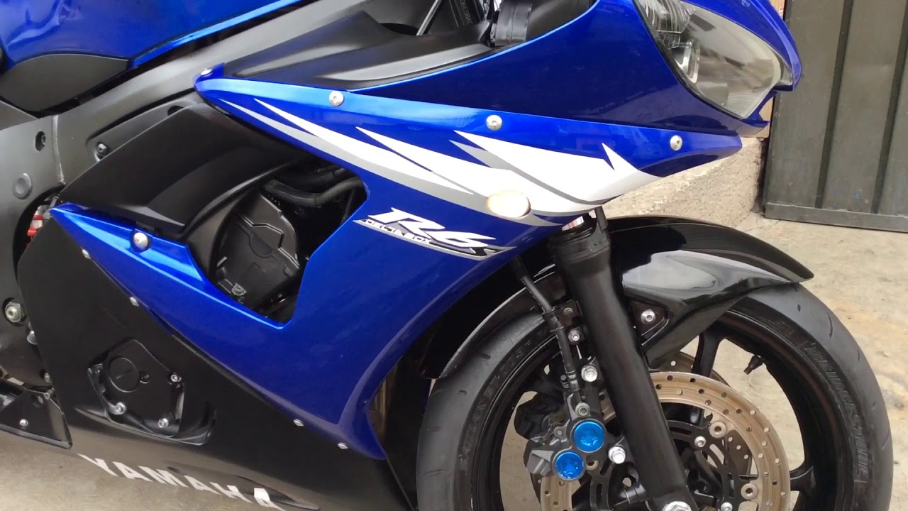 YAMAHA R6S 2008 - YouTube