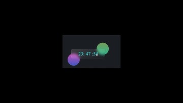 Asmr Programming - Glassmorphism Digital Clock with html and CSS and JavaScript - No Talking