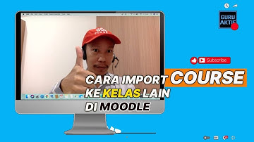 Cara import course ke kelas lain di moodle