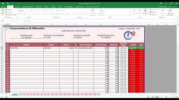 Control de préstamos en Excel 2023