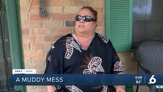 Mud in Mathis makes driving hard for residents