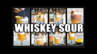 How To Make a Whiskey Sour (10 variations)