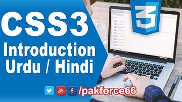 CSS3 Full Tutorials For Beginners In Urdu/Hindi Part 1 Web Designing Complete Course In Hindi/Urdu