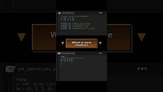 Set Operations: Python   - vs Array Functions! #phptricks