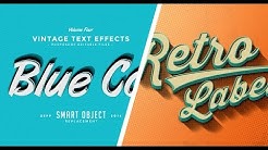 Vintage Text Effect - Smart Object Replacement - Adobe Photoshop cs6 - Durasi: 8.11. Vintage Text Effect - Smart Object Replacement - Adobe Photoshop cs6 - Durasi: 8.11.