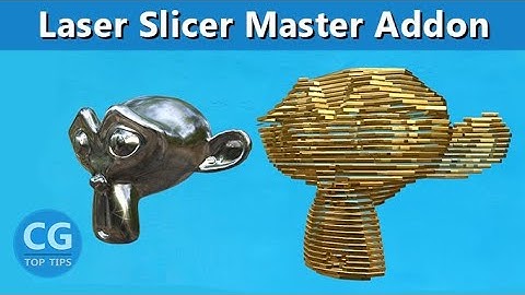 Slice a Mesh in Blender - Laser Slicer Addon