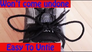 Tie Your Shoes So They Don't Come Undone - Still Easy To Untie - How To