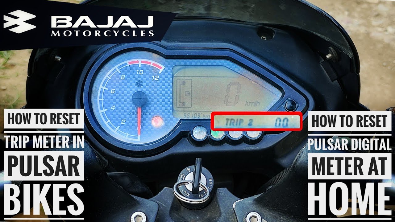 trip meter in bike