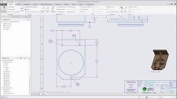 Specifying Datum References for Datum Targets in Detailed Drawings